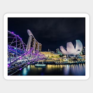 Marina Bay Nightlights Sticker